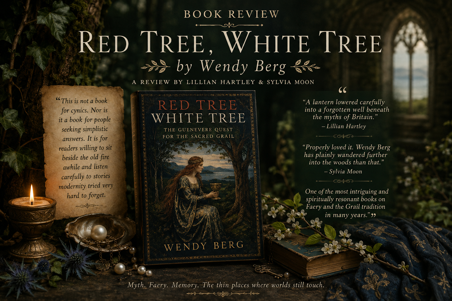 Lillian Hartley and Sylvia Moon on Red Tree, White Tree by Wendy Berg